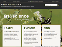 Tablet Screenshot of nativerevegetation.org